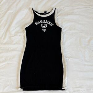 Forever 21 Paris Racket Club Athletic Bodycon Dress